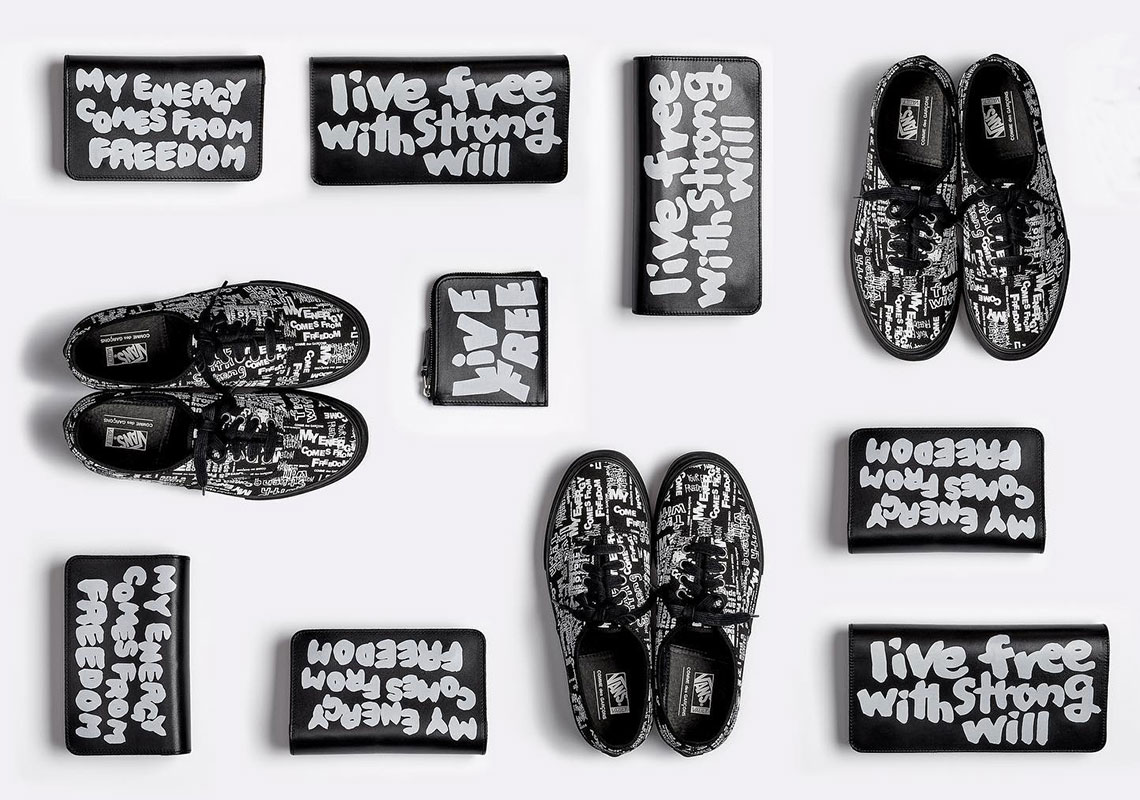COMME des GARCONS and Vans Flaunt All-Over-Prints On The Vault Authentic