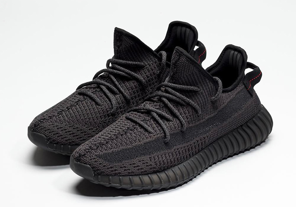 The adidas Yeezy Boost 350 v2 "Black" Releases On June 22nd