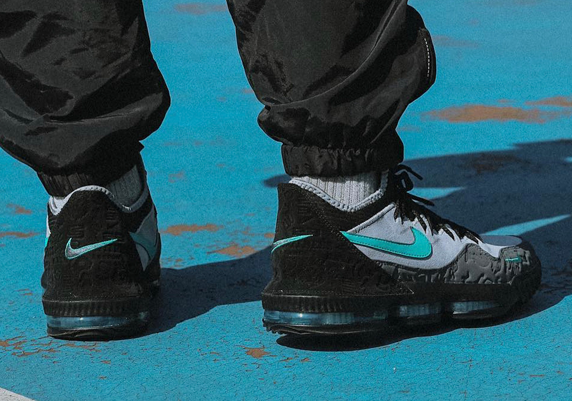 Atmos Nike Lebron 16 Low Clear Jade Release Date 7
