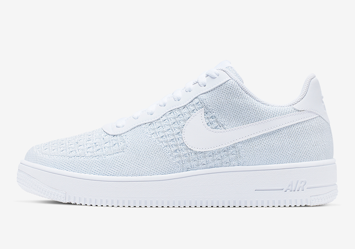 Nike Air Force 1 Low Flyknit Wolf Grey Av3042 100 6