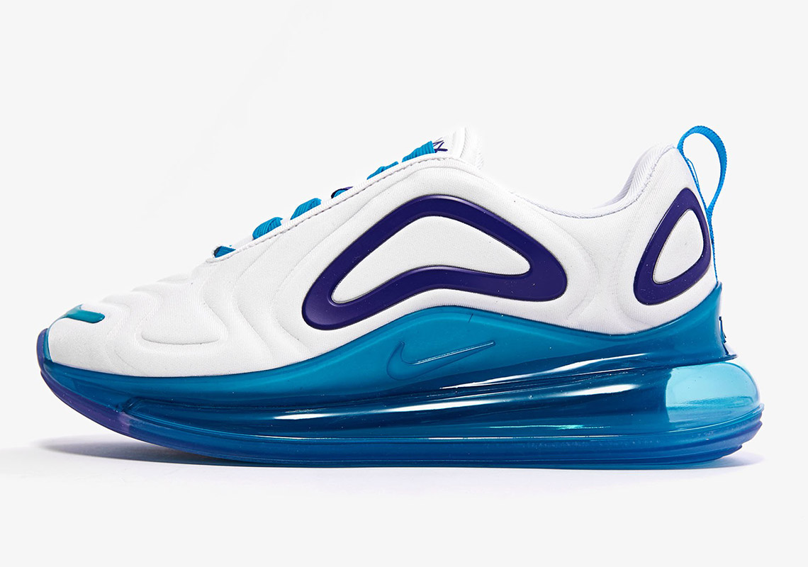 This Newest Nike Air Max 720 Pairs Teal And Purple