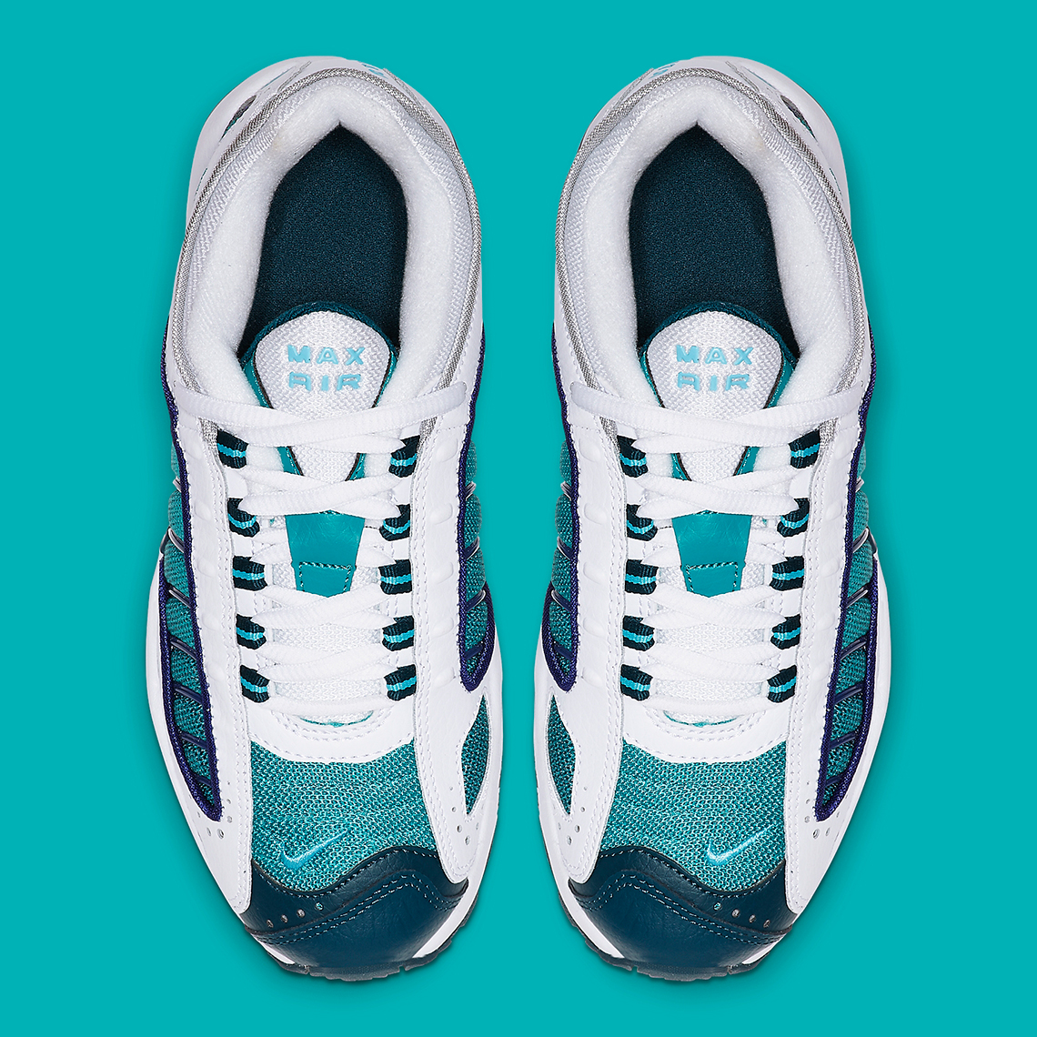 Nike Air Max Tailwind 4 Gs White Purple Teal Bq9810 101 1