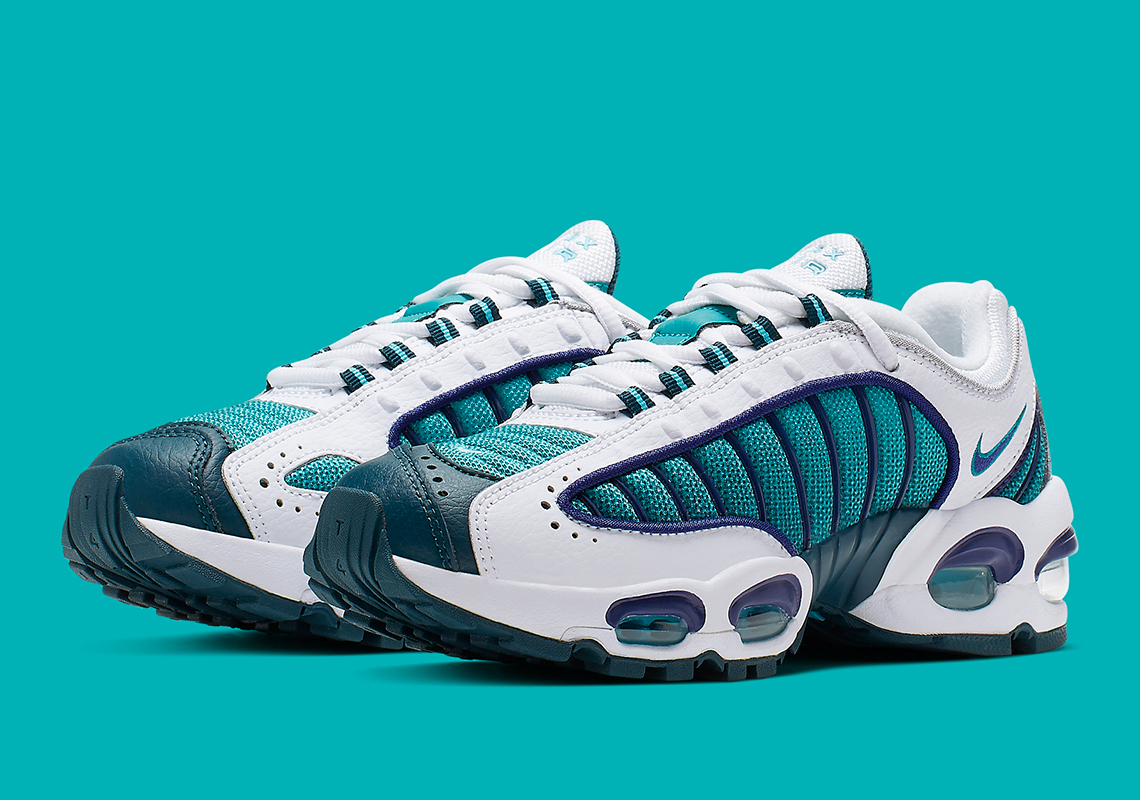 Nike Air Max Tailwind 4 Gs White Purple Teal Bq9810 101 4