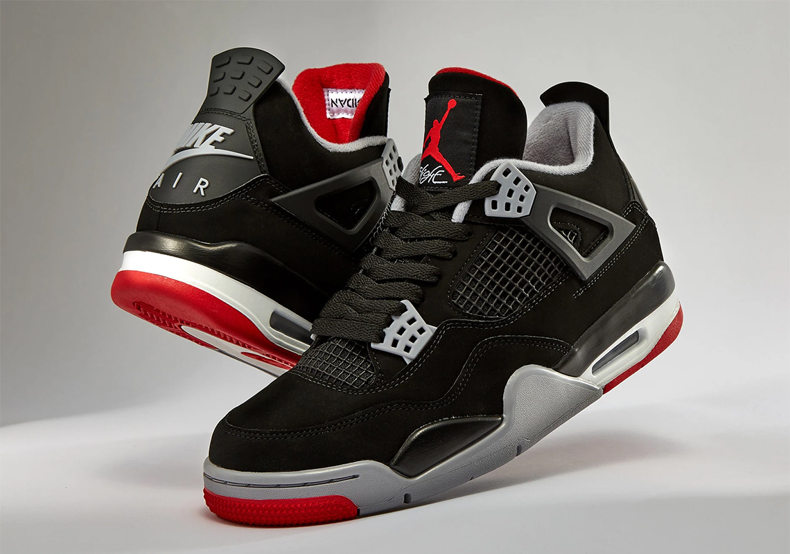 Air Jordan 4 "Bred" Releases Today