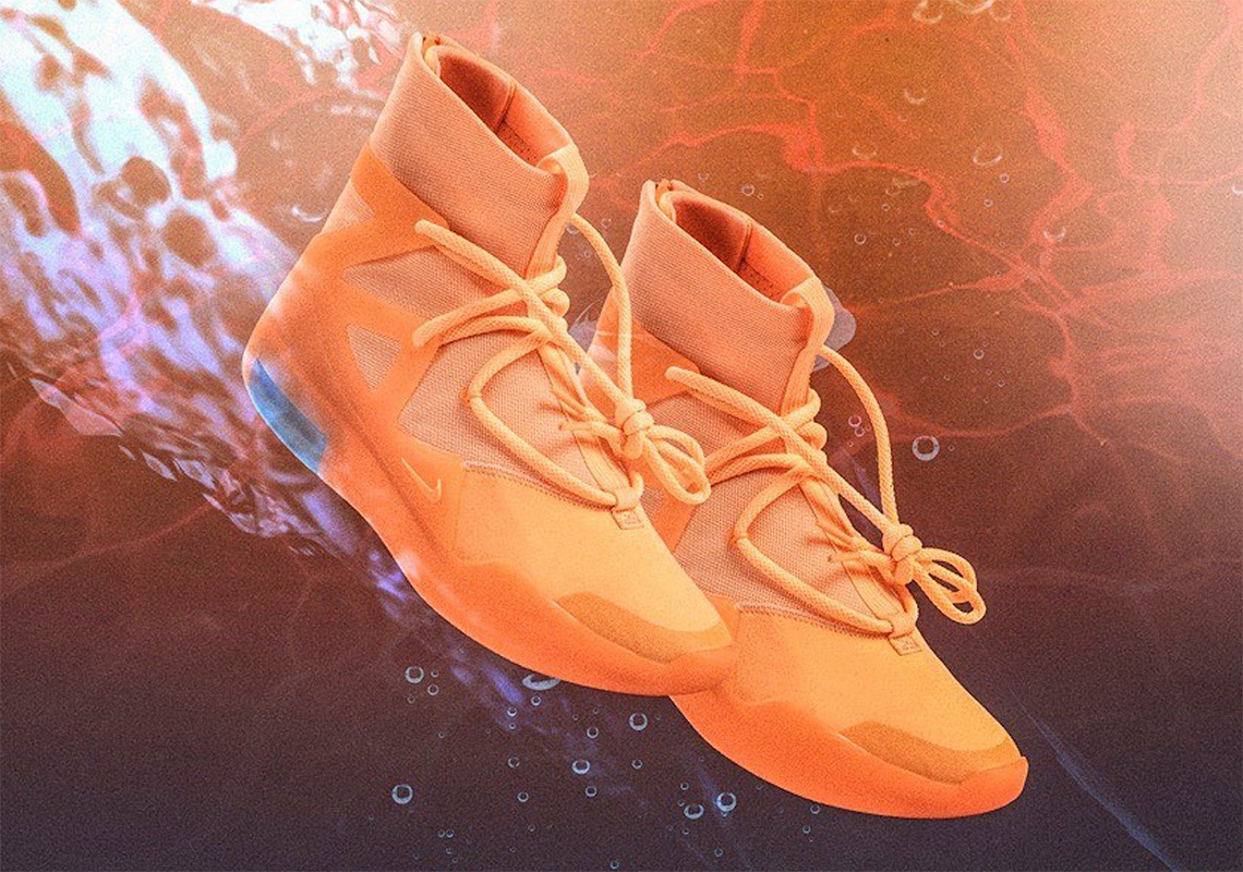 Where To Buy The Nike Air Fear Of God 1 "Orange Pulse"