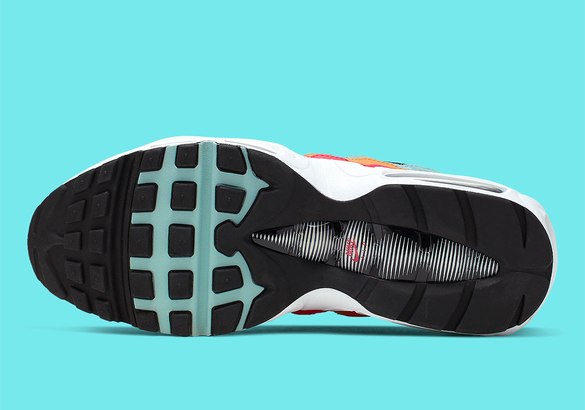 Nike Air Max 95 Black White Ocean Cube At9865 002 6