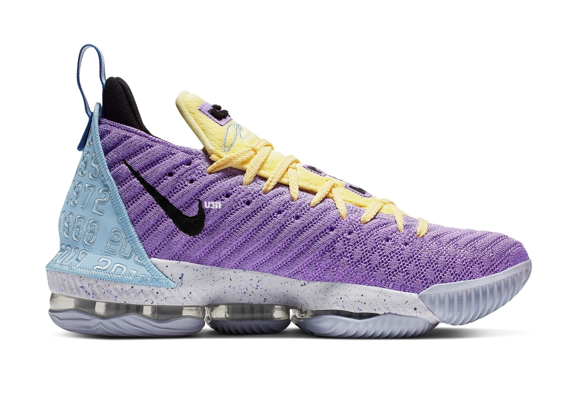 Nike Lebron 16 Lakers Atomic Purple Bicycle Yellow Ck4765 500 4
