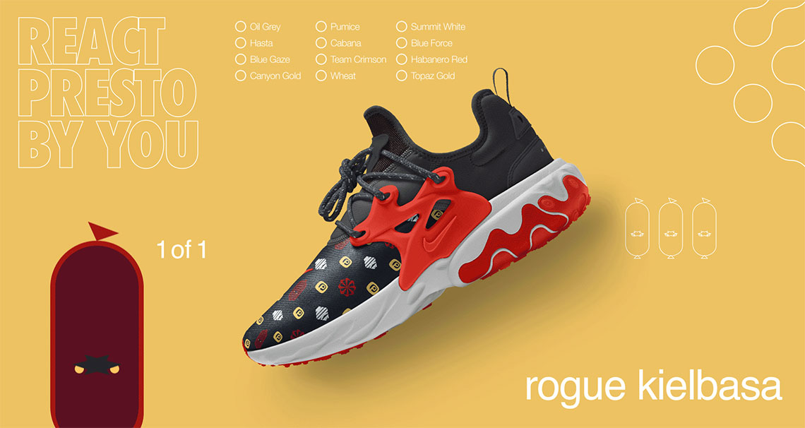 Nike Presto React Rogue Kielbasa Nike By You