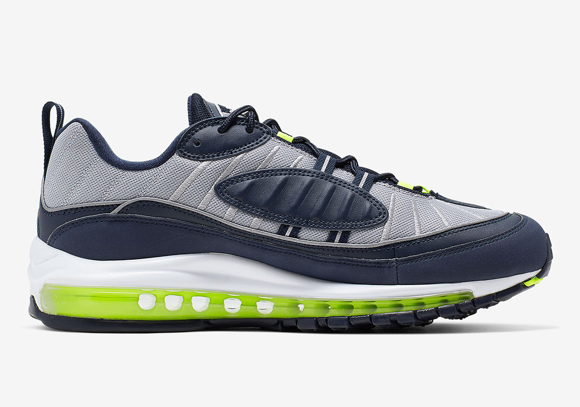 Nike Air Max 98 Navy Volt Cn0148 400 3