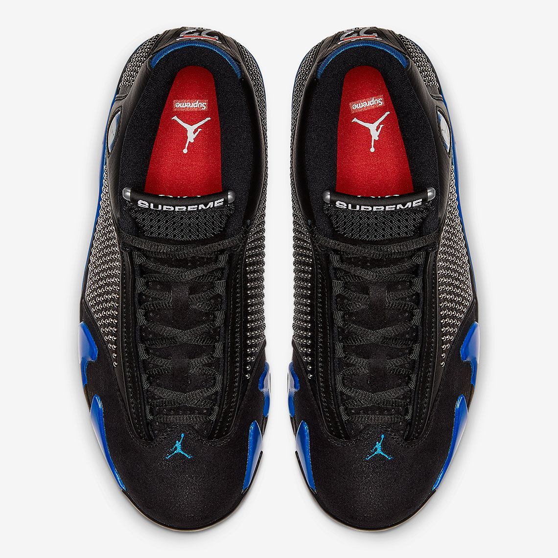 Supreme Air Jordan 14 Black Bv7630 004 4