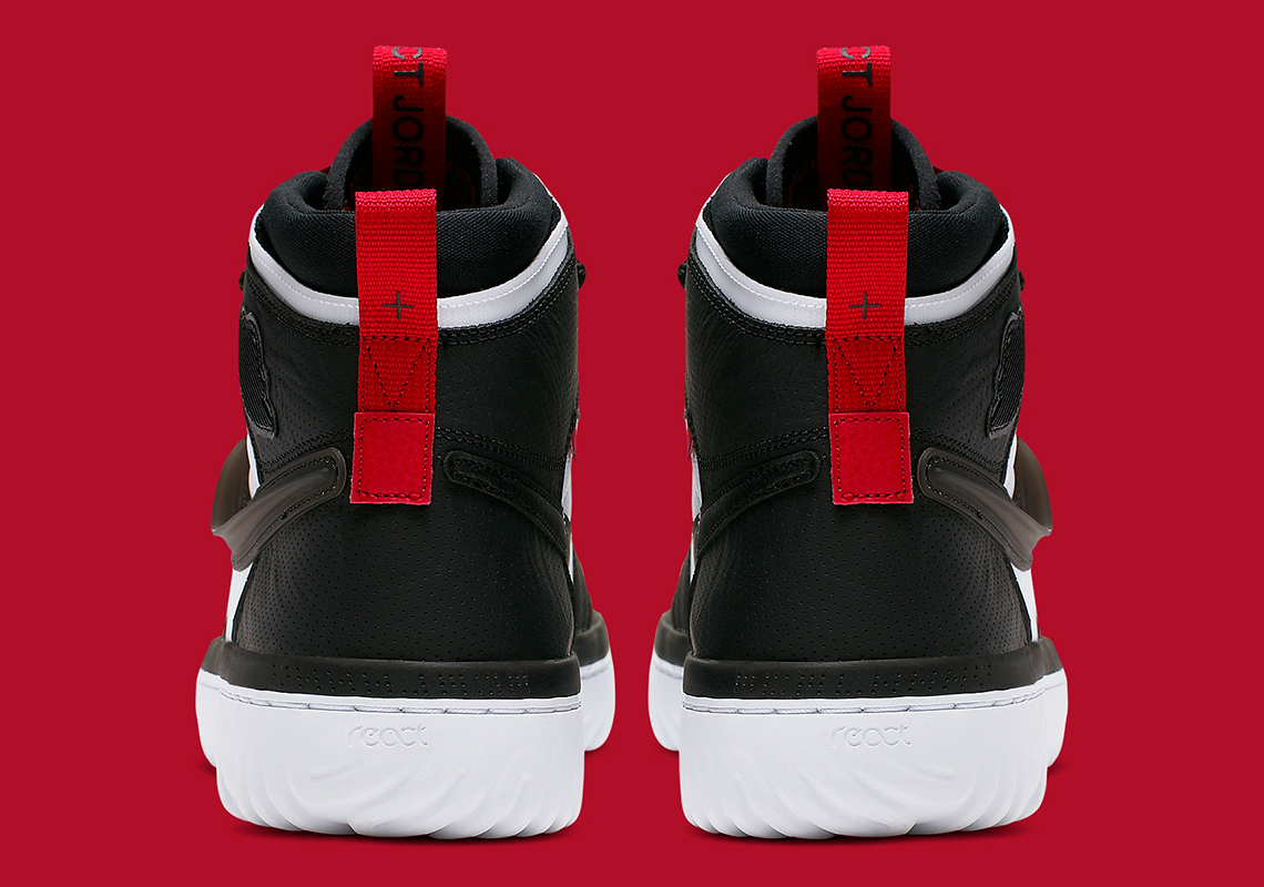 Air Jordan 1 React White Black Red Ar5321 016 1