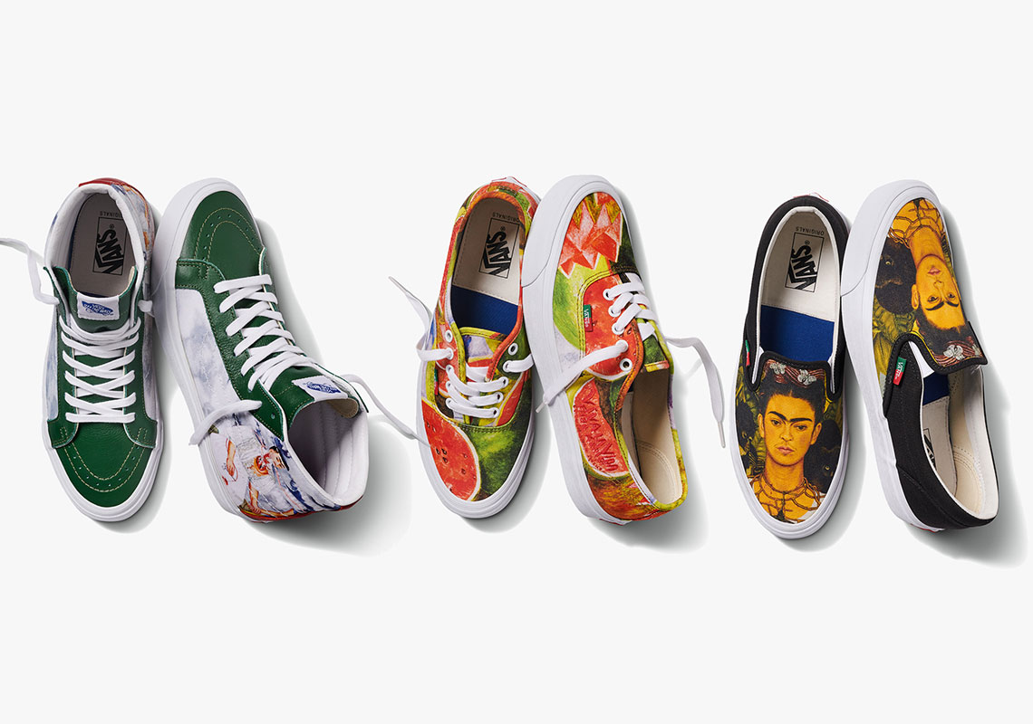 Vans Vault Honors Frida Kahlo With Artful Collaborative Footwear Collection