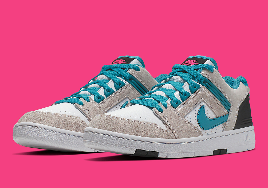 Nike Sb Air Force 2 White Blue Pink Ao0300 101 5