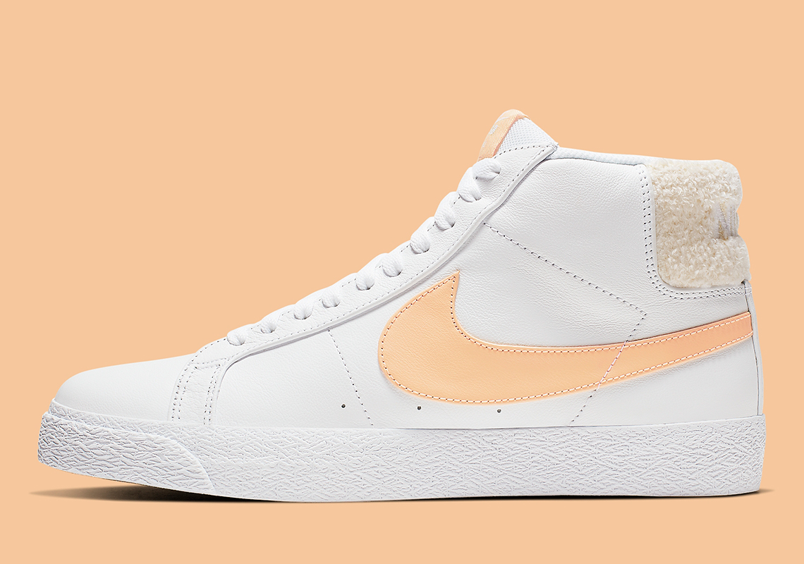 Nike Sb Blazer Mid White Gold Cj6983 102 4