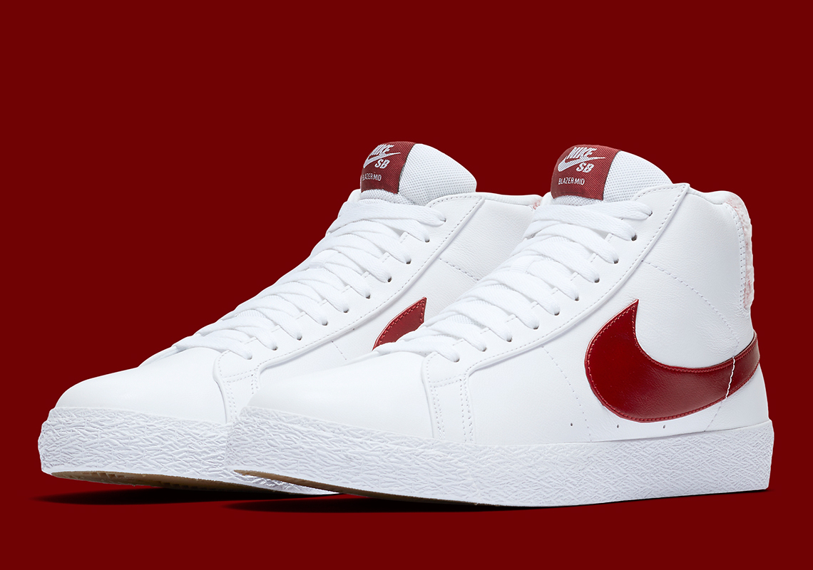 Nike Sb Blazer Team Red Cj6983 101 2
