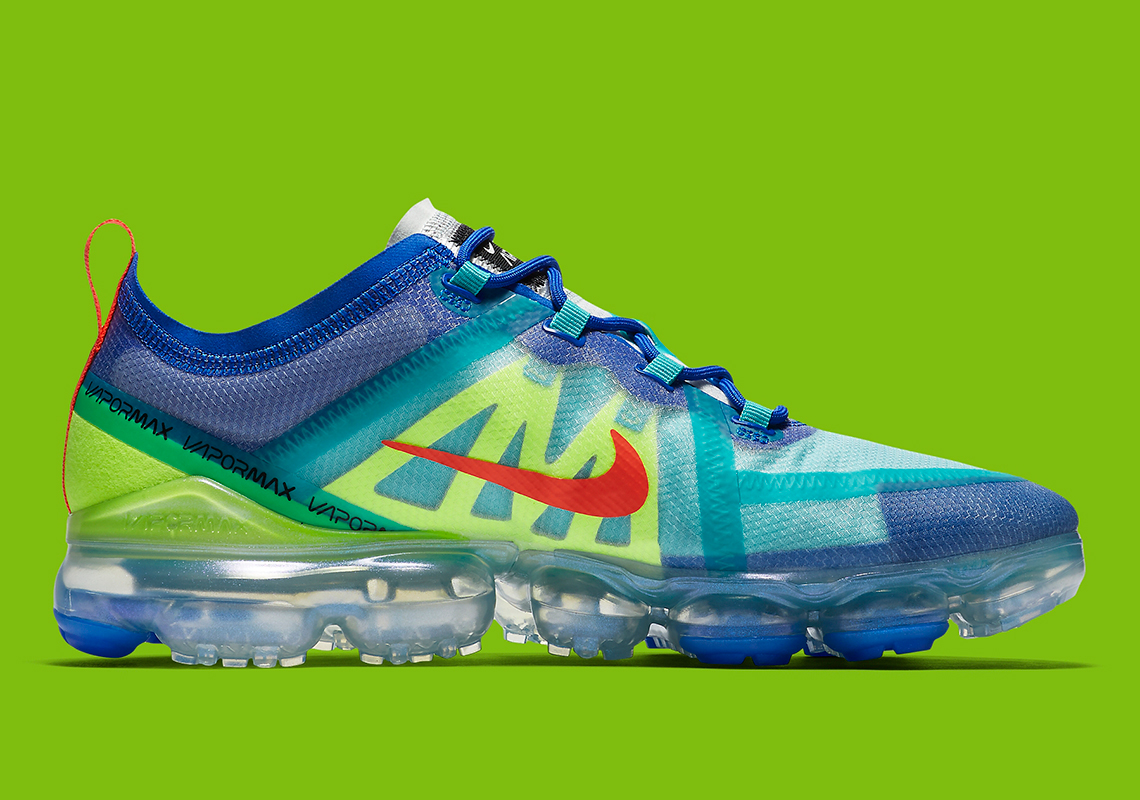 Nike Vapormax 2019 Blue Volt Red Ar6631 402 5