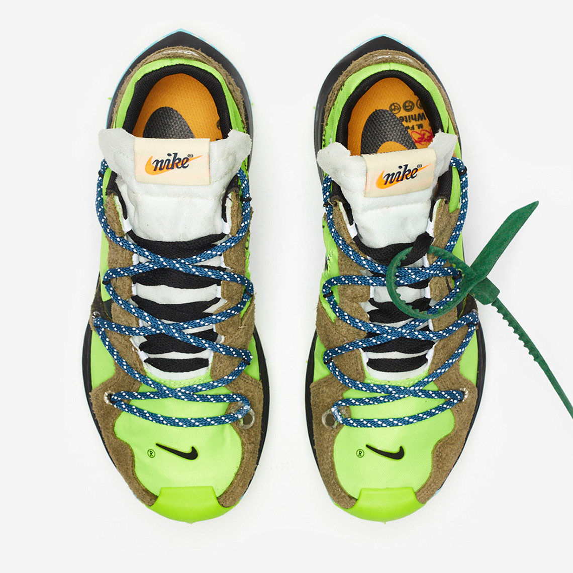 Off White Nike Zoom Terra Kiger 5 Green Cd8179 300 Store List 8