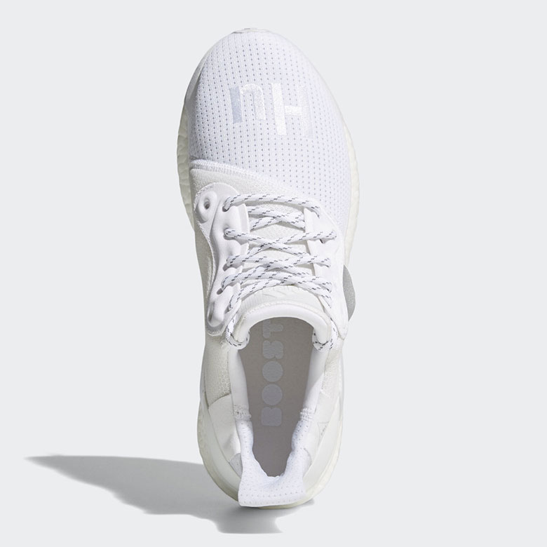 Pharrell Adidas Solarhu Glide St Boost Triple White 4