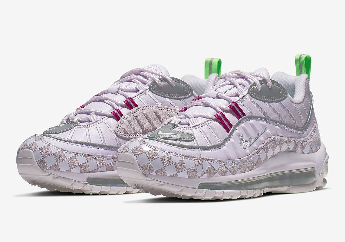 Checkerboard Patterns Appear On The Nike Air Max 98