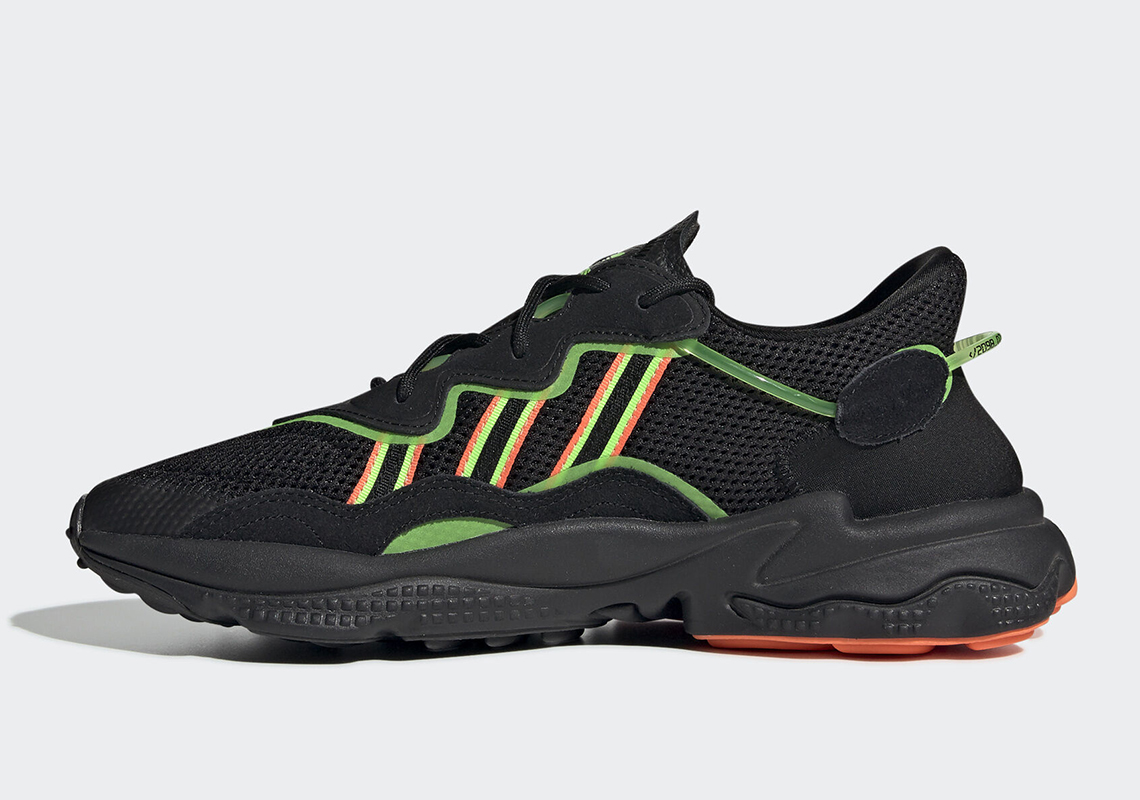 Adidas Ozweego Black Orange Green Ee5696 2