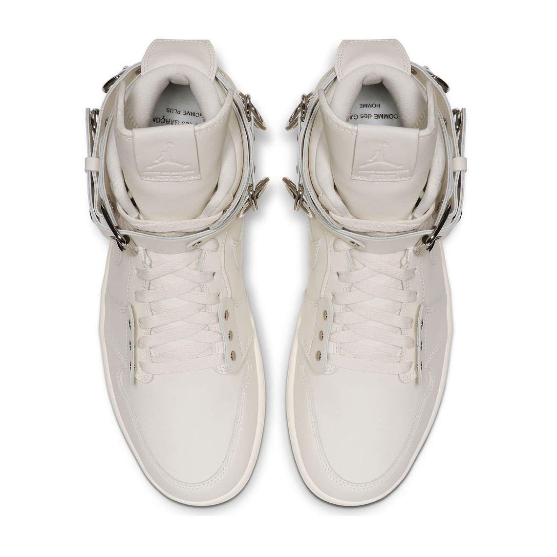 Cdg Homme Plus Air Jordan 1 Cn5738 100 White 1