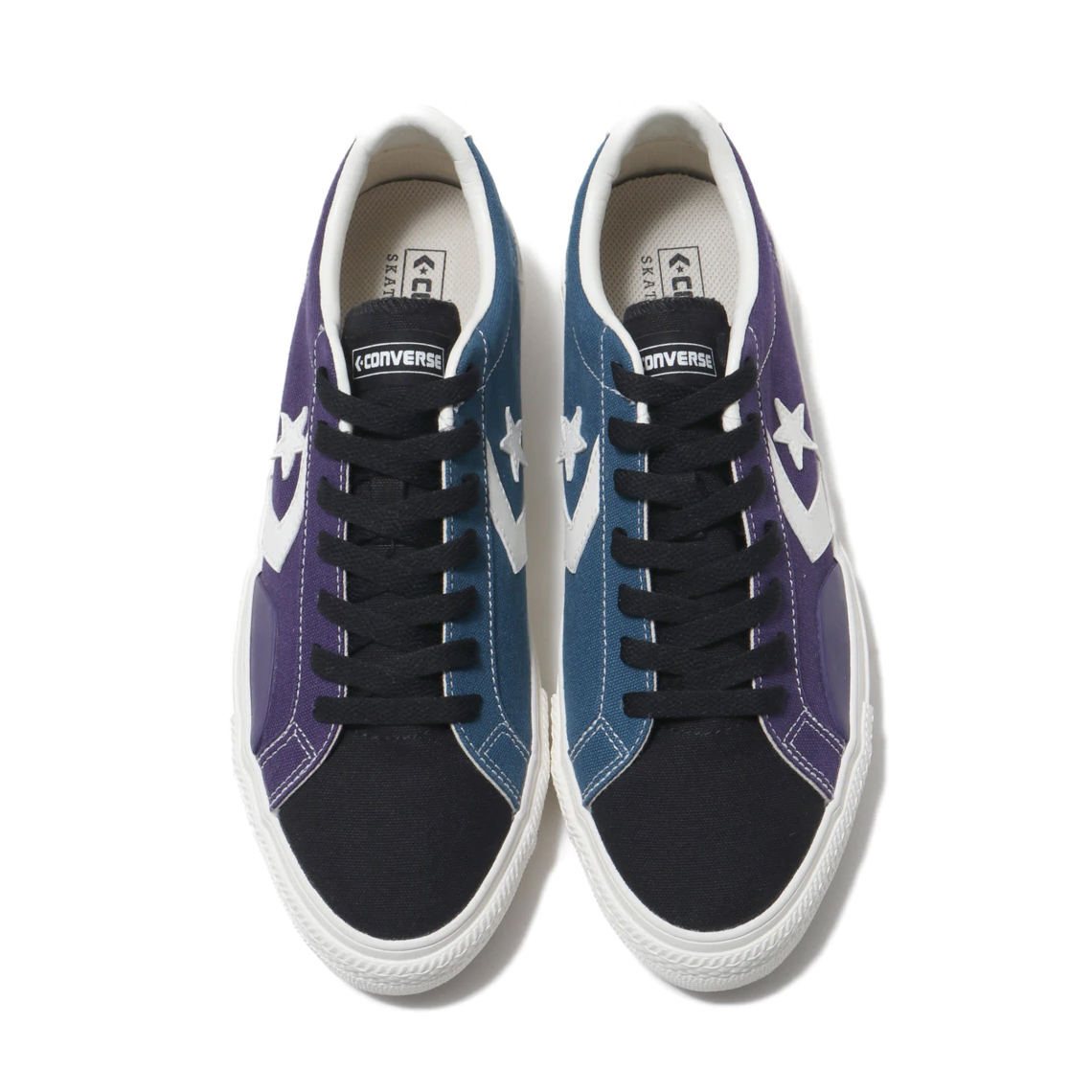 Converse Pro Ride Skate Black Purple Blue 2