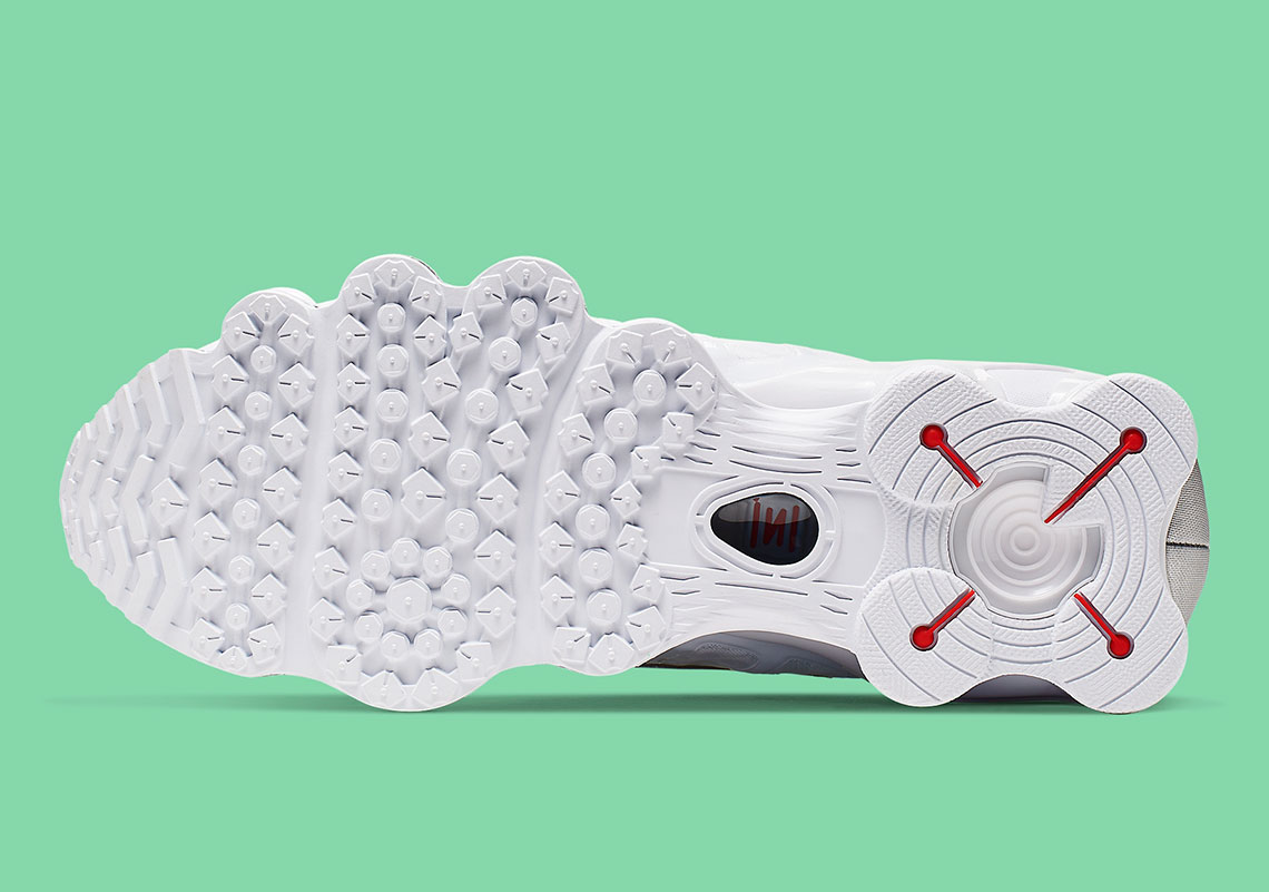 Nike Shox Tl White Silver Av3595 100 5