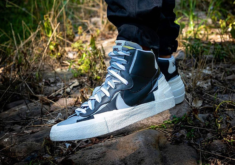 Up Close With The sacai x Nike Blazer "Greyscale"