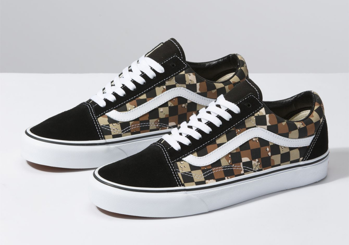 Vans Overlays The Iconic Checkerboard Above Desert Camo