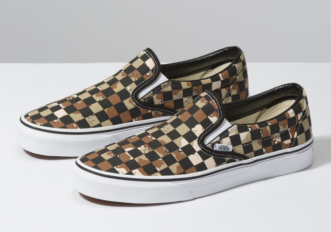 Vans Slip On Desert Camo Checkerboard 4