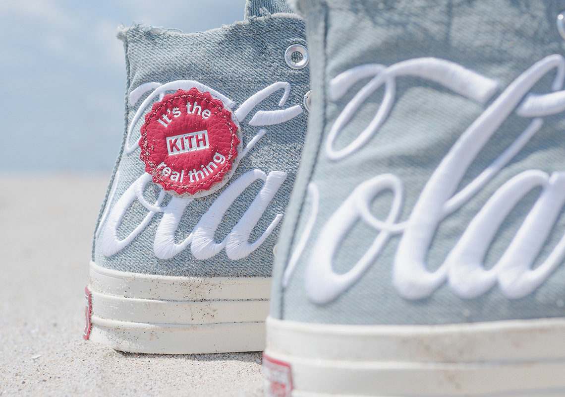Kith Coca Cola Converse Chuck 70 Denim Release Date 01