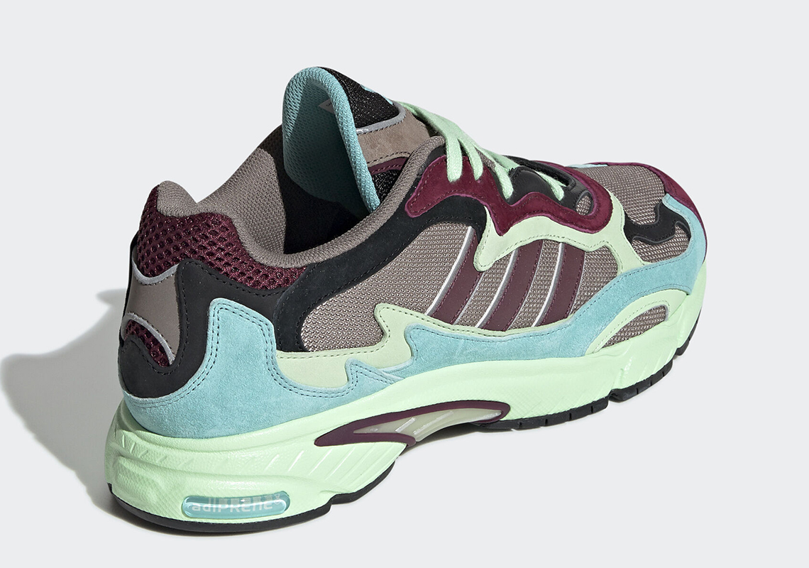 Adidas Temper Run Maroon Sea Green Ee7741 2