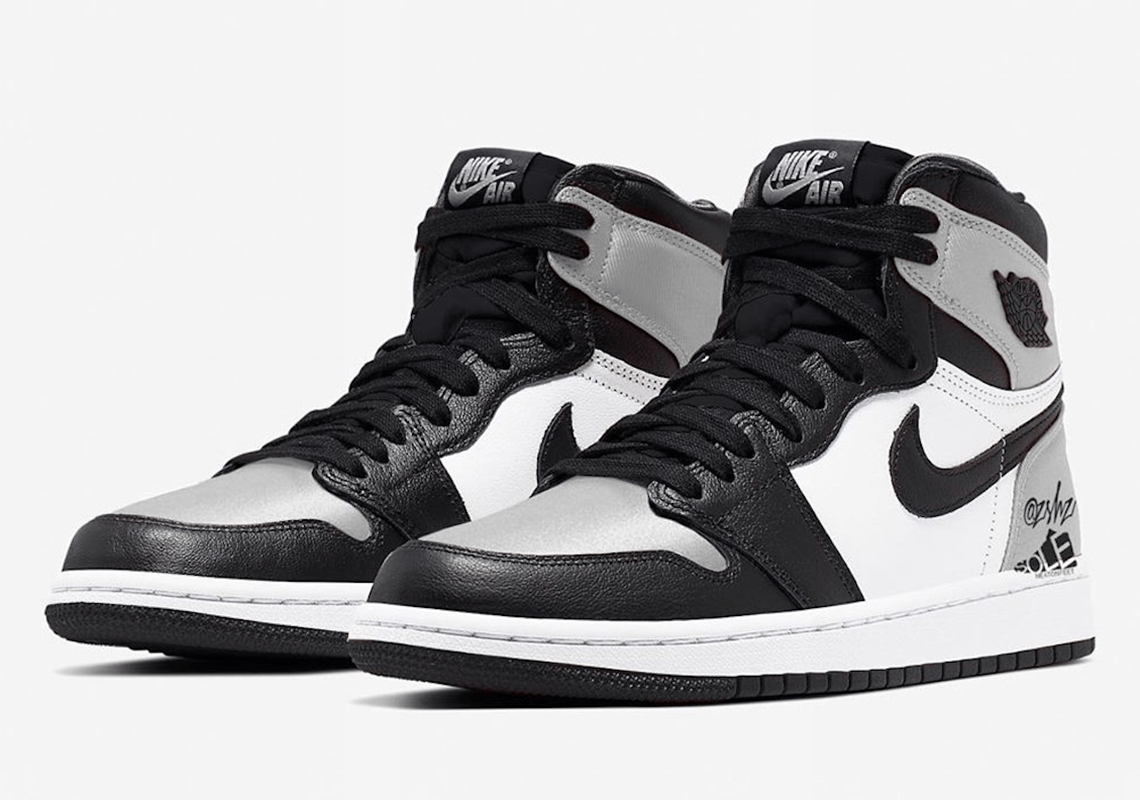 Air Jordan 1 High Metallic Silver Cd0461 001