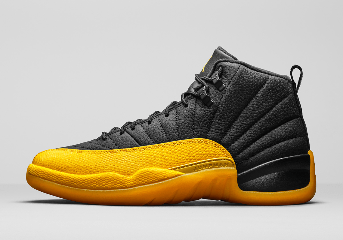 Air Jordan 12 Black Yellow 130690 070 2