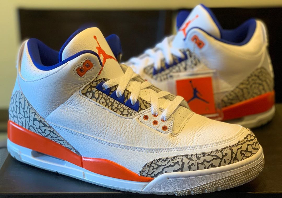 Detailed Look At The Air Jordan 3 "Knicks"
