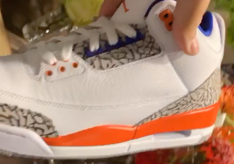 First Look At The Air Jordan 3 "Knicks"