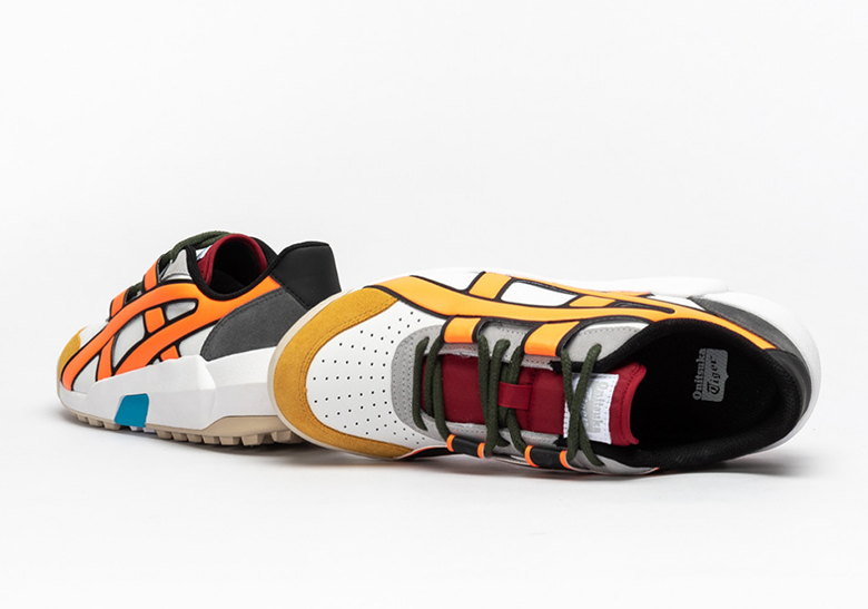 Onitsuka Tiger Big Logo Trainer White Orange 7