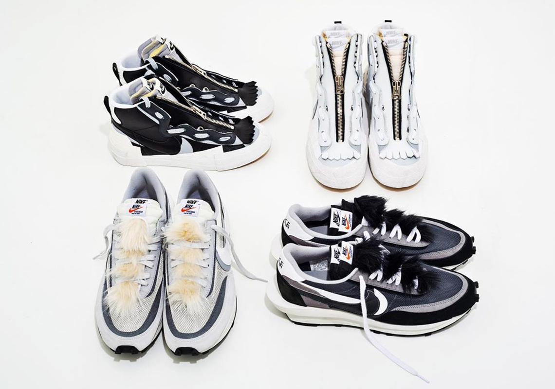 sacai Reveals Special Add-on Accessories For Upcoming Nike LDWaffles And Blazers