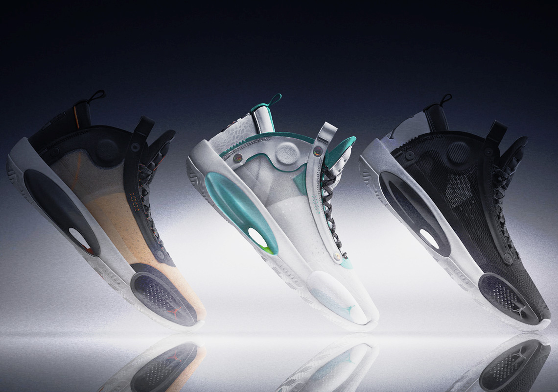 The Air Jordan 34 Unveils Three New Upcoming Colorways