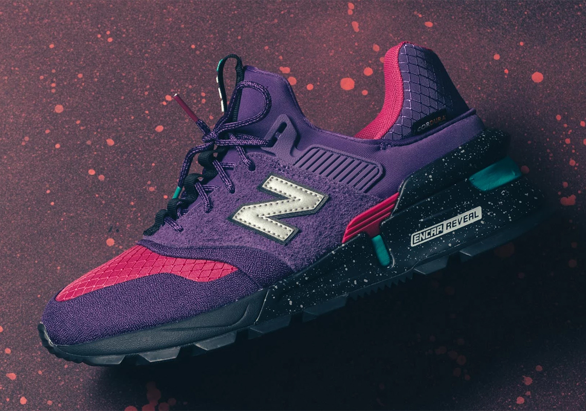 New Balance 997s Cordura Purple Pink Turquiose 5