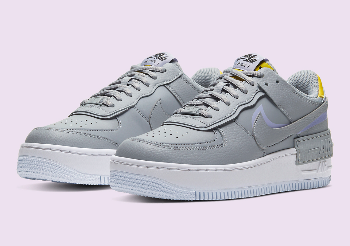 Nike's Double-Layered Air Force 1 Shadow Is Coming In Grey And Lavendar