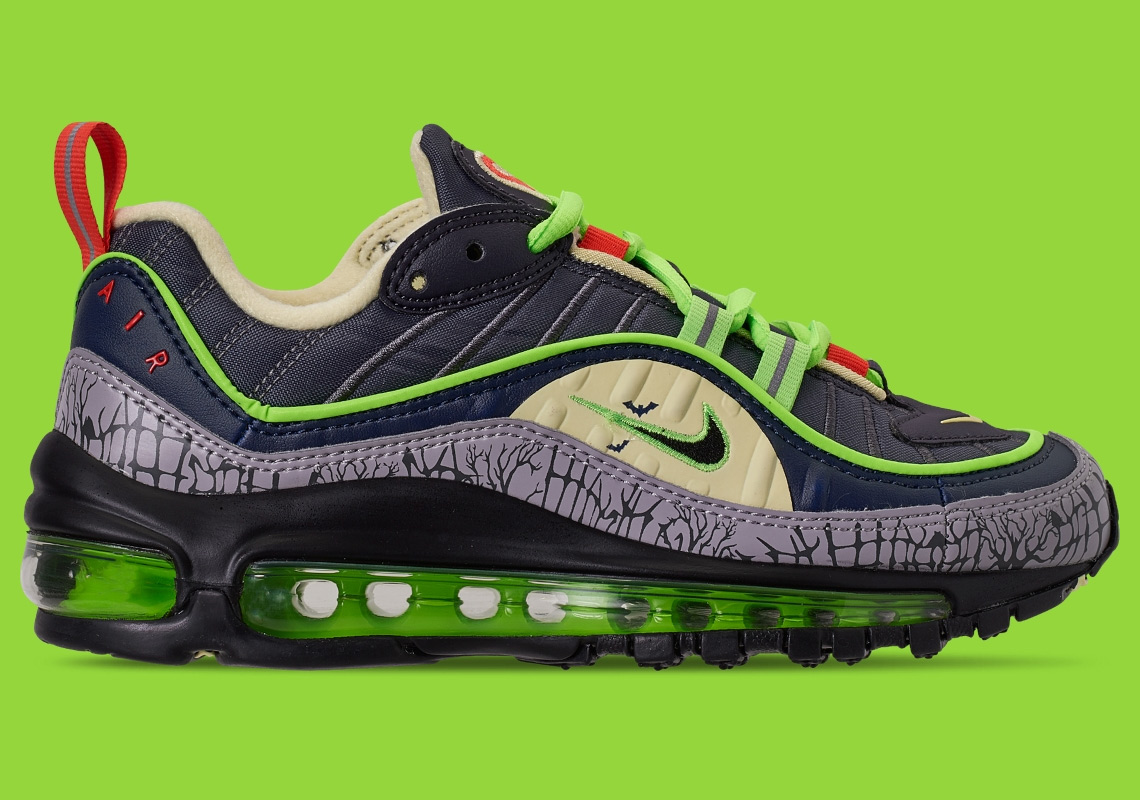 Nike Air Max 98 Halloween Kids Ct1171 001 1