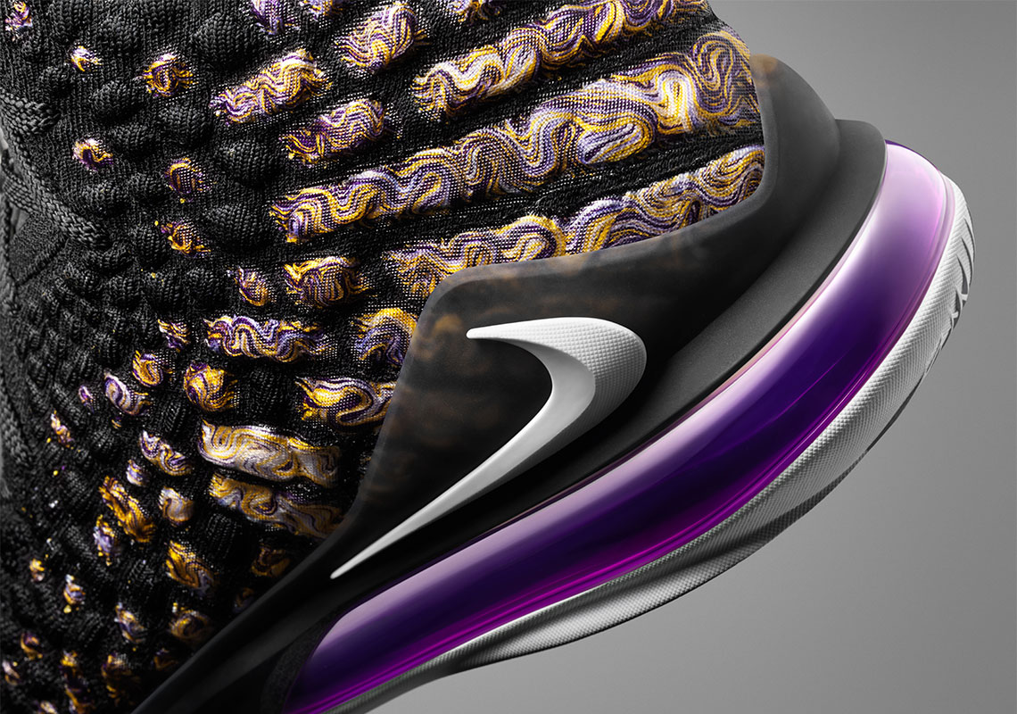 Nike Lebron 17 Purple Gold 2