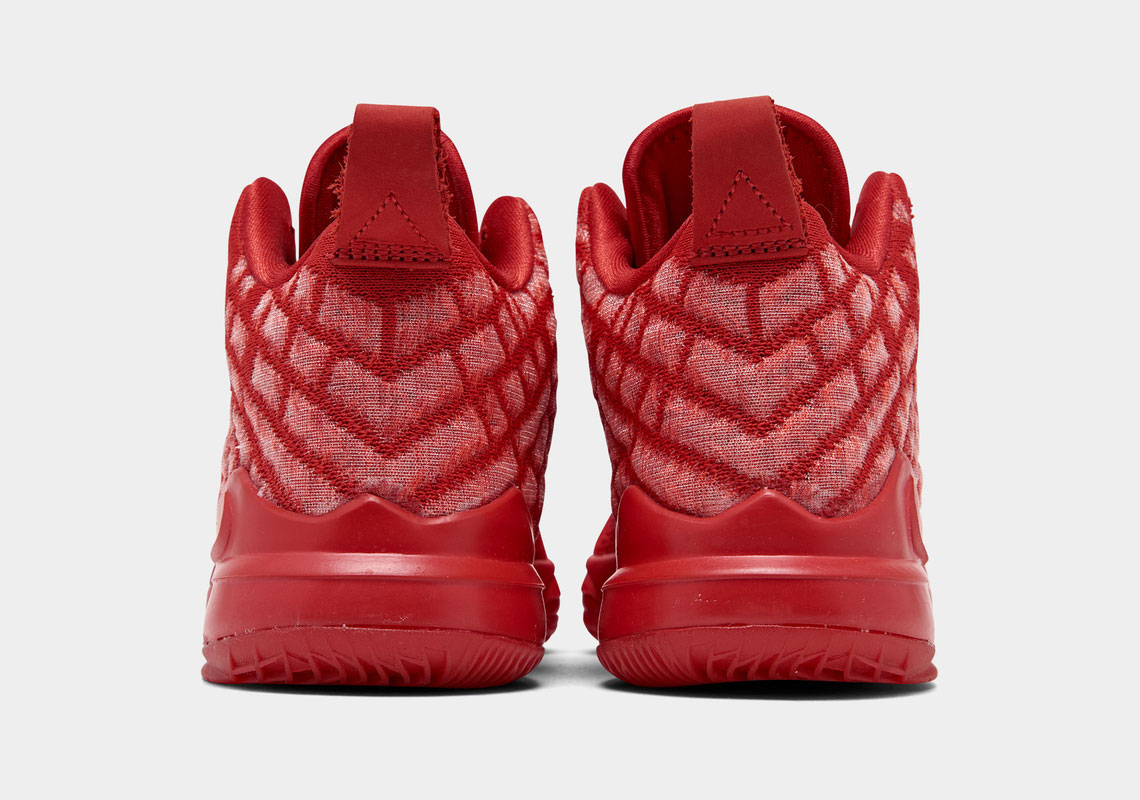 Nike Lebron 17 Little Kids University Red Release Date 4