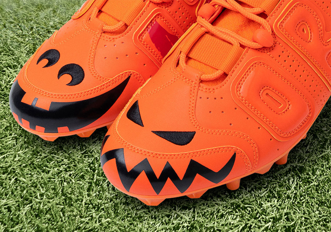 Odell Beckham Jr.’s Latest Nike Cleats Celebrate Halloween With “Savage Beast” And Pumpkins