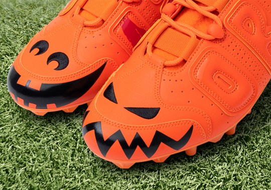 Odell Beckham Jr.’s Latest Nike Cleats Celebrate Halloween With “Savage Beast” And Pumpkins