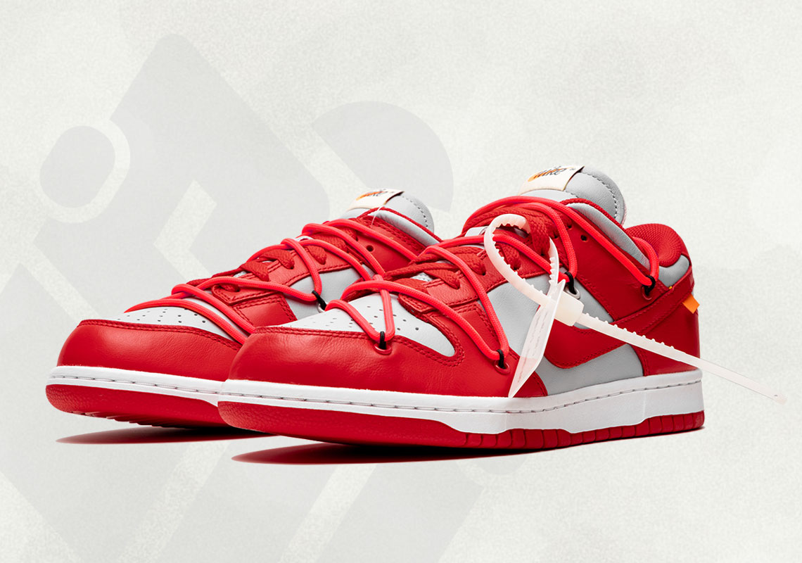 Off White Nike Dunk Low University Red Ct0856 600 2