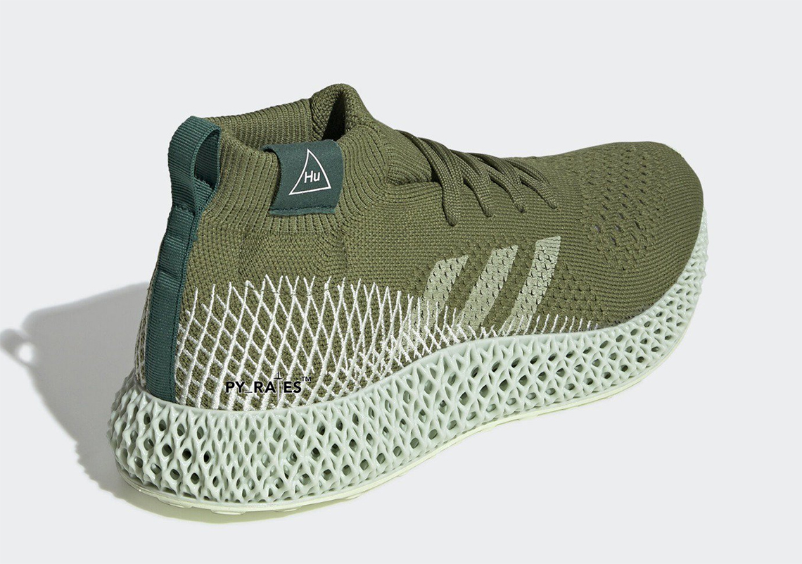 Pharrell Futurecraft 4d Hu Green 2