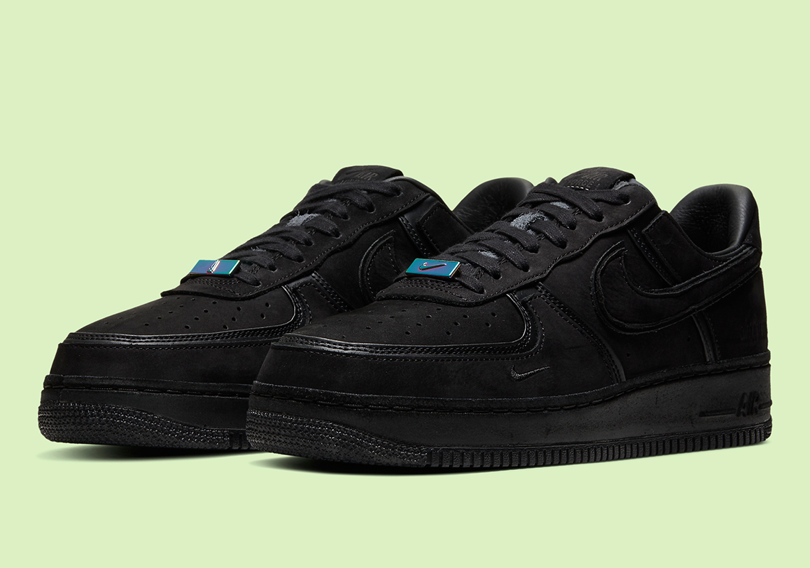 A Ma Maniere Nike Air Force 1 Triple Black Cq1087 002 6
