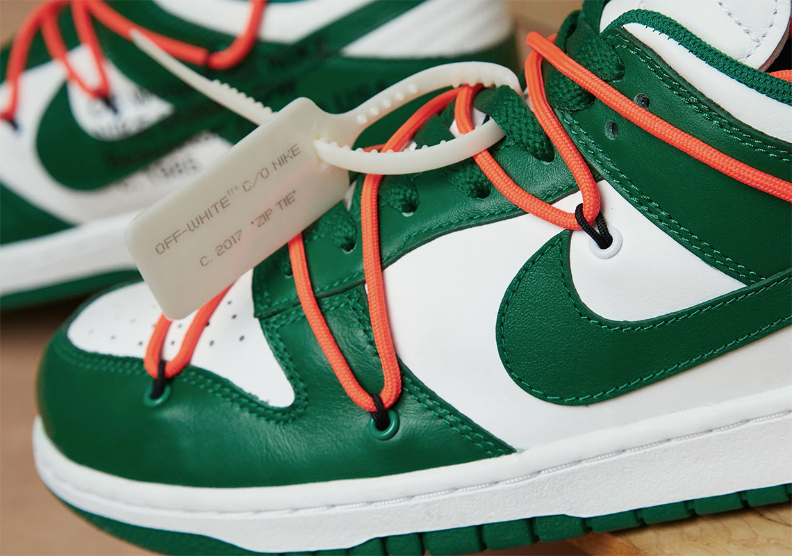 Off White Nike Dunk Low Green Ct0856 100 Store List 2